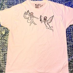 Hand drawn/painted Angel t-shirt